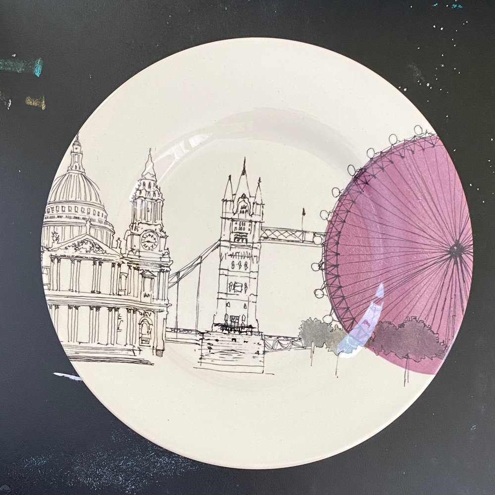Stafford Cream Decorative Plate